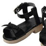 50cm Wood Sole Sandal (Black) (Fashion Doll)