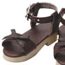 50cm Wood Sole Sandal (Brown) (Fashion Doll)