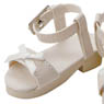 50cm Wood Sole Sandal (Off-white) (Fashion Doll)