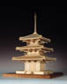 1/75 Horinji Temple pagoda (Plastic model)