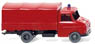 (HO) Opel Blitz Flatbed Truck Fire Department (Model Train)