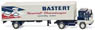 (HO) Magirus Semi Trailer Box Truck `Bastert` (Model Train)