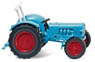 (HO) Tractor (Light blue) (Model Train)