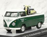 VW T1 Pritsche (Green) Zundapp Bella w/Moterbike (Diecast Car)