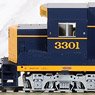 (HO) GP35 AT&SF Dress Blue (w/Dynamic Brake) (No.3301) (Model Train)