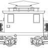 1/80 Meitetsu Deki 379 (Convex Type Locomotive) Brass Kit (Unassembled Kit) (Model Train)