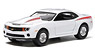 GreenLight 2012 Chevy COPO Camaro (with Authentic COPO hood/engine) - White with Red Stripe (ミニカー)