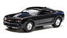GreenLight 2012 Chevy COPO Camaro (with Authentic COPO hood/engine) - Black with Blue Stripe (ミニカー)