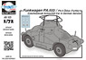 Funkwagen PA.II(t) / PA.II Zelva (Turtle) Czechoslovak Armoured Car in German Service (Full Resin Kit) (Plastic model)