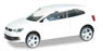 (HO) VW Polo 2014 3 doors facelift, pure white (Model Train)