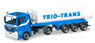 (HO) MAN TGX XL dump semitrailer `Trio-Trans` (Model Train)