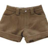 PNS Roll Up Short Pants (Beige) (Fashion Doll)