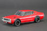 Nissan Skyline GT-R (KPGC110) Sport wheel (Red) (Diecast Car)