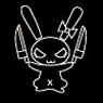 シュルツェン iPhoneケース fur iPhone5 チームキャラクターシンボル ウサギさんver. (ブラック) (キャラクターグッズ)