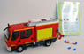 ルノー ミッドラム ダブルキャブ 消防車 FPTL PSE SIDES (デカール、ライト2個) (ミニカー)