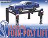 GreenLight 1:18 Four-Post Lift - Black with Ford Logo (ミニカー)