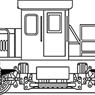 1/80 TMC100F Railroad Track Moter Car (Unassembled Kit) (Model Train)