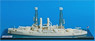 USN Battleship USS Mississippi BB-23 1911 (Plastic model)
