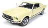 1967 フォード マスタング GT 2+2 (Golden 50th Anniversary of Mustang) ゴールド (ミニカー)