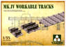 Workable Crawler Track (Mark II/IV/IV Tadopole/Whippet) Adhesive Unnecessary for Mark IV [Male] (Plastic model)