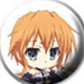 Date A Live II Button Sticker Yamai Yuzuru SD (Anime Toy)