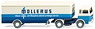 (HO) メルセデス・ベンツ 1620 セミトレーラー トラック `Mollerus` (鉄道模型)
