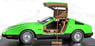 Bricklin SV1 1974-1976 (グリーン) ドアオープン固定Ver.創設者 Herb Grasse サイン＆ナンバー入り (ミニカー)