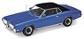 1970 フォード マーキュリー クーガー XR7 (ブルー/ブラック) (ミニカー)