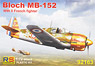 Bloch MB.152 ` Vichy France` (France/British/Luftwaffe) (Plastic model)