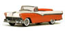 1956年 フォードフェアレーンオープンコンバーチブル (オレンジ/ホワイト) (ミニカー)