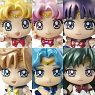 Petit Chara! Series Sailor Moon New friends and Make-up! Glitter ver. 6 pieces (PVC Figure)