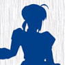 Kobutsuya Fate/stay night Wall Decoration Sticker 02 Saber (Anime Toy)