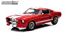 1967 Shelby GT-500 - Red with White Stripes (with Shelby Hood) (ミニカー)