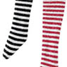 Picco D Boader knee-high socks A Set (Black x White & Red x White) (Fashion Doll)