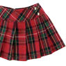 PNS Side Button Pleats Skirt (Red Check) (Fashion Doll)
