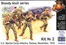 U.S. Marines Tarawa battle 1943 Sniper Scene (5 figures) (Plastic model)