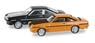 Opel Manta B GT/E (2-Car Set) (Black/Orange) (Model Train)
