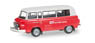 (TT) Barkas B 1000 Bus `Interflug` (Model Train)
