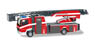(HO) Mercedes Benz Atego Turn Hook and Ladder Truck L 32 A-XS `Braunschweig fire department` (MB Atego `10 DLK L32A) (Model Train)