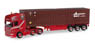 (HO) Scania R TL 6x4 Container Trailer `Weeda / WEC Lines` (NL) (Model Train)