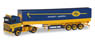 (HO) Scania 141 Canvas Semi-Trailer `ASG` (S) (Model Train)