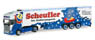 (HO) Scania 164 Cold Storage Box Trailer `Scheufl er` (Model Train)