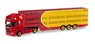 (HO) Scania R TL Cattle Transportation Semi-Trailer `Spedition Hefter` (Model Train)