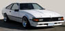 Toyota Celica XX 2800GT (A60) White ※Ron Type Wheel (ミニカー)