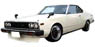 Nissan Skyline 2000 GT-ES (C210) White (ミニカー)