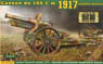 French Schneider 155mm1917 Field Heavy Artillery WW1 (Plastic model)
