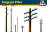 Telephone Poles Set (Plastic model)