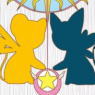 Kobutsuya Cardcaptor Sakura Wall Decoration Sticker 03 Cerberus & Spinel Sun (Anime Toy)