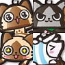 MH Airou Rubber Mascot Collection 10 pieces (Anime Toy)