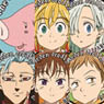 The Seven Deadly Sins Character Rubber Coaster Strap 6 pieces (Anime Toy)